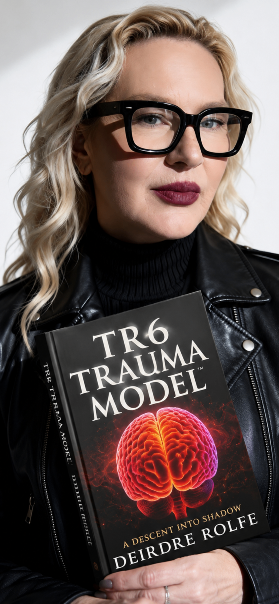 Portrait of Deirdre Rolfe, psychotherapist and creator of the TR6 Trauma Model